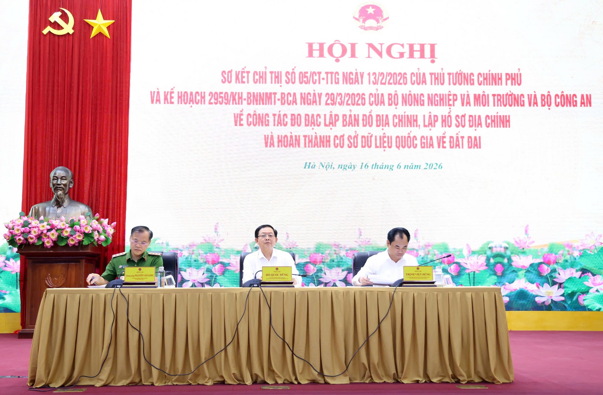 Không lùi mục tiêu hoàn thành cơ sở dữ liệu đất đai, đưa vào khai thác ngay khi hoàn thiện